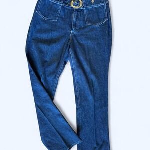 Vintage Poof Denim Buckle Jean